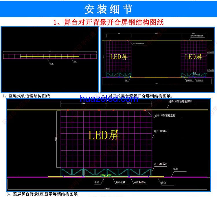 LED軌道移動屏